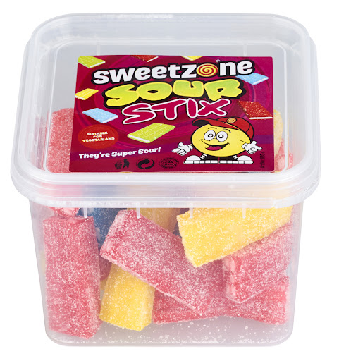 Sweetzone Sour Stix Mix 180g RRP 1.20 CLEARANCE XL 59p or 2 for 1